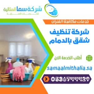 شركة تنظيف شقق بالدمام